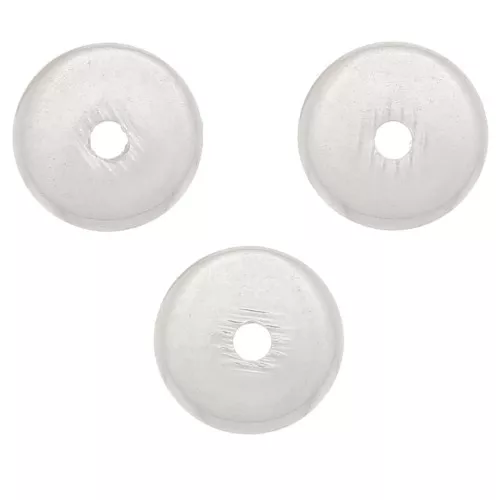 Perle rondelle Heishi - dischi piatti forati 5x0.5 mm in Argento 925 x6