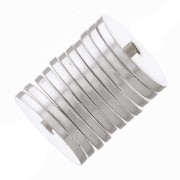 Perle rondelle Heishi - dischi piatti forati 5x0.5 mm in Argento 925 x6