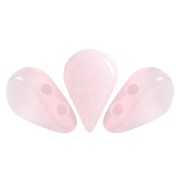 Perline in vetro Amos® di Puca® 5x8mm Light Pink Opal x10g