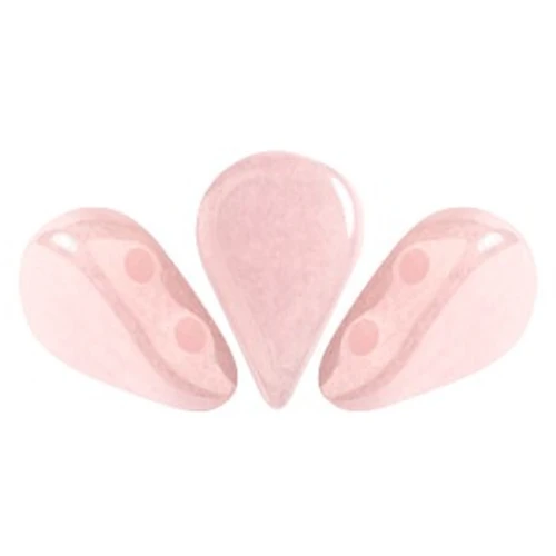 Perline in vetro Amos® di Puca® 5x8mm Light Pink Opal Luster x10g