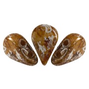 Perline in vetro Amos® di Puca® 5x8mm Light Pink Opal New Picasso x10g|raw }}