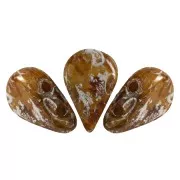 Perline in vetro Amos® di Puca® 5x8mm Light Pink Opal New Picasso x10g