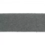 Laccetto pelle Scamosciata  mm. 10 Grigio x1m