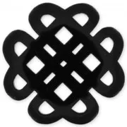 Separatore fiore 48 mm Nero x1