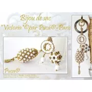 Perla in legno da decorare Puca® - Jesse - 30x15 mm x1