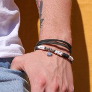 Perle rondelle Heishi - disco piatto 6x2 mm -Acciaio inossidabile 304 x15