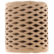 Filo imitazione rafia per l'uncinetto e la maglia - Beige x200m|raw }}