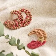 Filo imitazione rafia per l'uncinetto e la maglia - Beige x200m