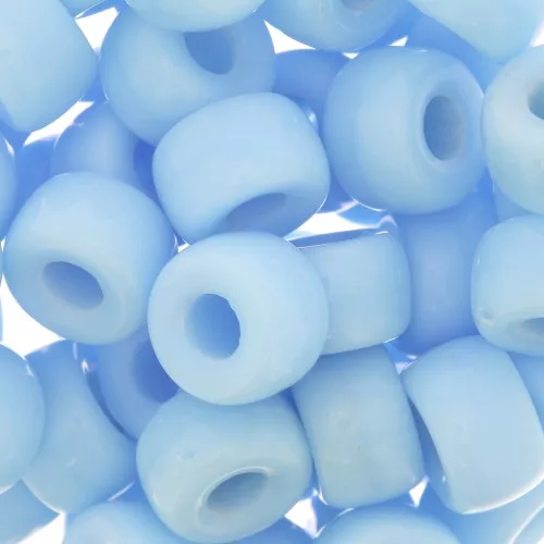 Perle a foro grande - Perle Pony - 9 mm - Preciosa - Azzurro x15