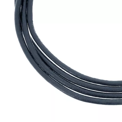 Cordone cuoio mm. 3 Blu Notte x m. 1