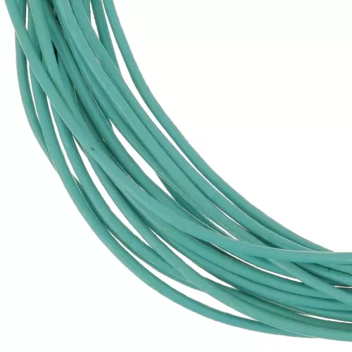 Cordone cuoio mm. 1,5 Turchese x m. 2