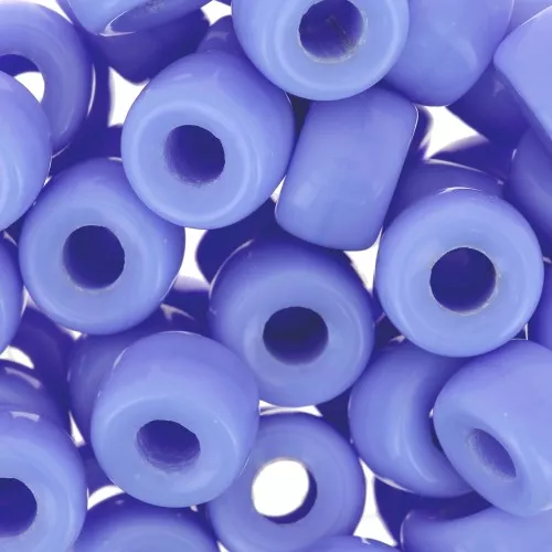 Perle a foro grande - Perle Pony - 9 mm - Preciosa - Azzurro opaco x15