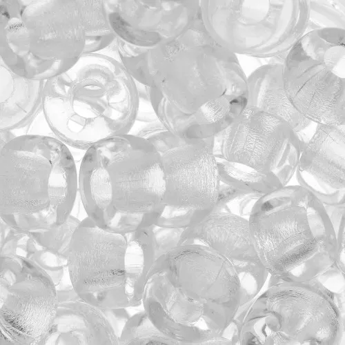 Perle a foro grande - Perle Pony - 9 mm - Preciosa - Cristallo x15