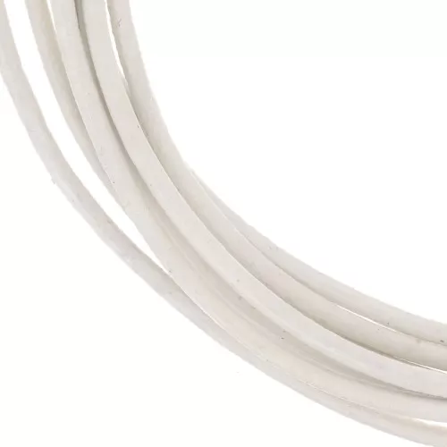 Cordone cuoio mm. 1,5 Bianco x m. 2