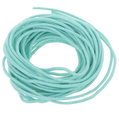 Filo di cotone cerato mm. 1,5 Turchese x m. 5