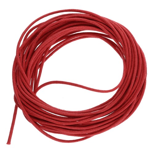 Cotone cerato 1,5 mm - Rosso x5 m