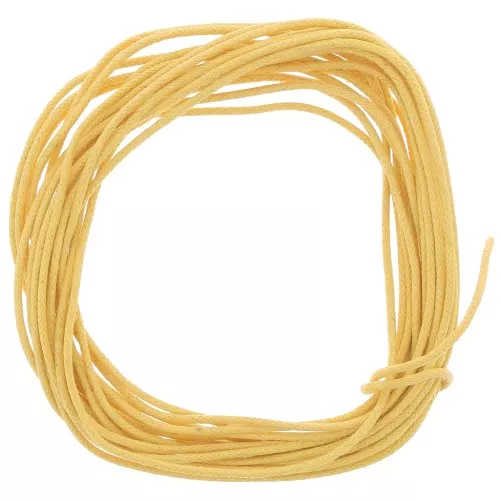 Filo di cotone cerato mm. 1,5 Giallo x m. 5