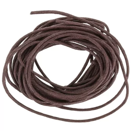 Filo di cotone cerato mm. 1,5 Bruno x m. 5