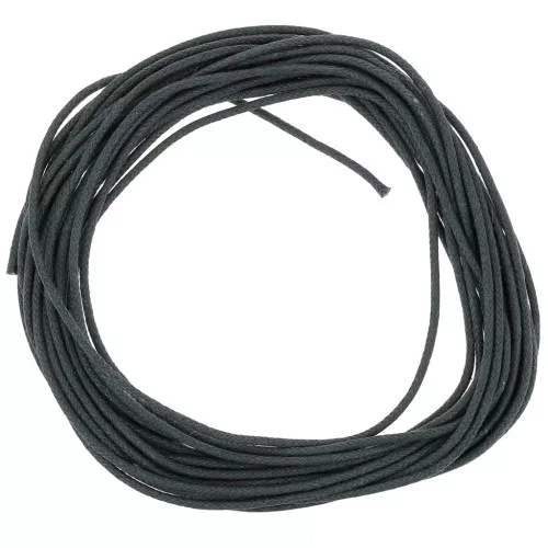 Filo di cotone cerato mm. 1,5 Grigio scuro x m. 5