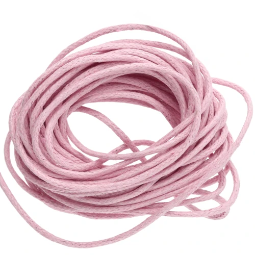 Cotone cerato 1,5 mm - Rosa bebè x5 m