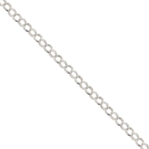 Catena maglia rolo' mm. 2,1 mm Argento 925 x cm.50
