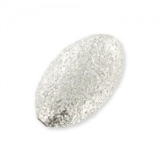 Ovalina diamantata Argento 925 mm. 8x5 x5|raw }}