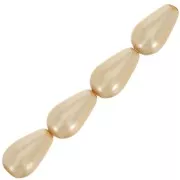 Perle Preciosa Pearshape Pearl 10x6 mm - Gold  x10
