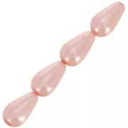 Perle Preciosa Pearshape Pearl 10x6 mm - Peach x10