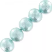 Cotton Pearls Miyuki 14 mm Aqua x4