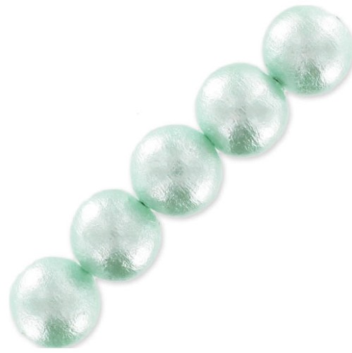 Cotton Pearls Miyuki 8 mm Verde d'acqua x15