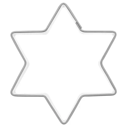 Stampo in acciaio inossidabile per modellare 49x43 mm - Stella x1