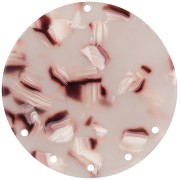 Pendente chandelier 43 mm in acetato tartaruga Marrone chiaro Bianco Nero