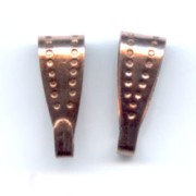 Ganci per pendenti mm. 11 rame antico x5|raw }}