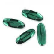 Terminali catena con palline mm. 3,2 Verde metallizzato x4