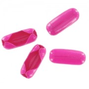 Terminali catena con palline mm. 3,2 Fucsia x4|raw }}