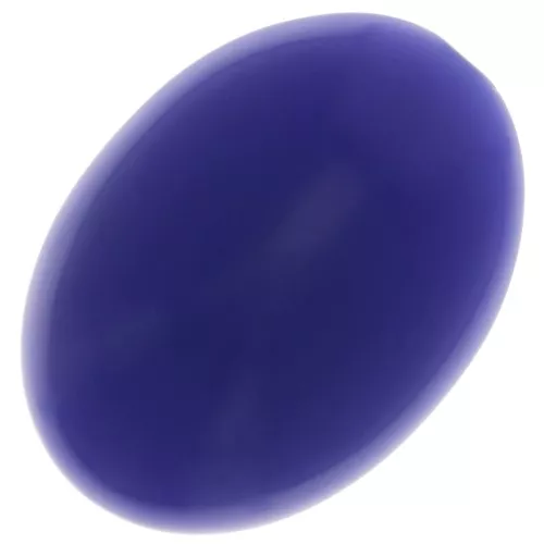 Cabochon ovale 18x13 mm in resina opaca - Blu scuro x1