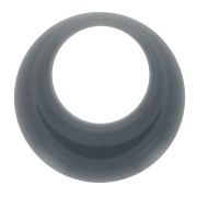 Pendente cerchio scavato in resina opaca 34.5 mm - Celadon x1|raw }}