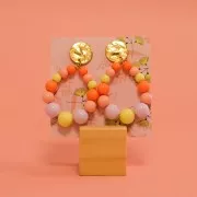 Porta carte di legno - porta biglietti da visita - 3 cm Naturale x1