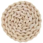 Sottobicchiere in rattan intrecciato 11cm da personalizzare - Naturale x1