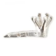 Castone 6 griffe per cabochon tondo Argento 925 3mm x1