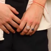 Anello sfere diamantate cabochon fondo piatto 8mm Dimensione 54 a 58-Argento 925x1