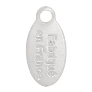 Ciondolo goccia 10x5 mm - Fabriqué en France - Argento 925 x4|raw }}