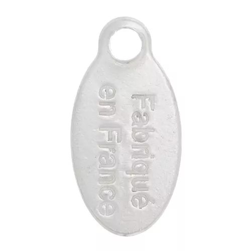 Ciondolo goccia 10x5 mm - Fabriqué en France - Argento 925 x4