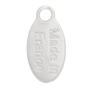 Breloques gouttes 10x5 mm - Made in France - Argent 925 x4