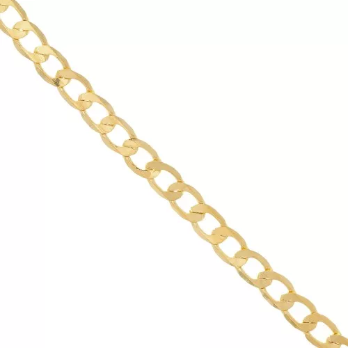 Catena maglia piatta mm. 7,9 dorato x cm. 50