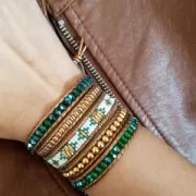 Perle tonde mm. 4 Placcate oro Or 24 carati x50