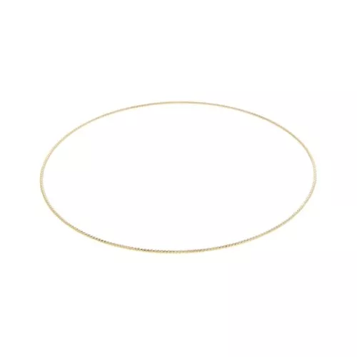 Bracciale giunco diamantato 60mm Polso piccolo Placcato oro 3 micron x19 cm