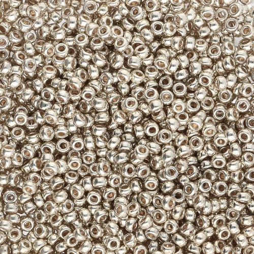 Rocaille Miyuki Duracoat 15/0 4201 - Galvanized Silver x8g