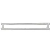 Distanziatori rettangolari per Miyuki Delica 27x4mm - Placcatura argento Fino x5