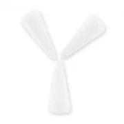 Spikes 5x13 mm Chalkwhite x8